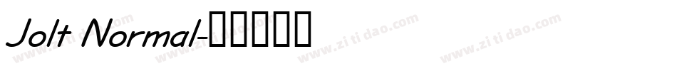 Jolt Normal字体转换